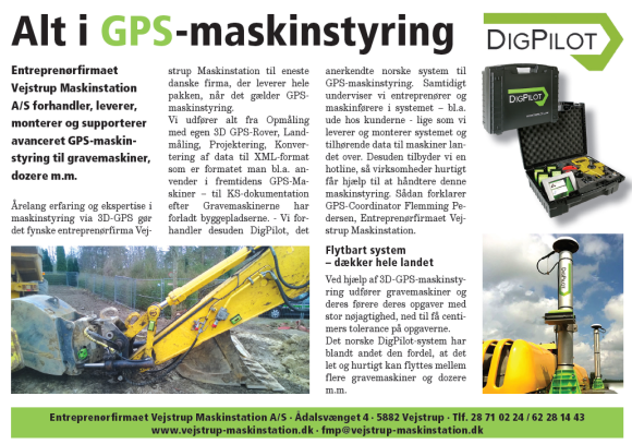 Alt i GPS Maskinstyring - DigPilot